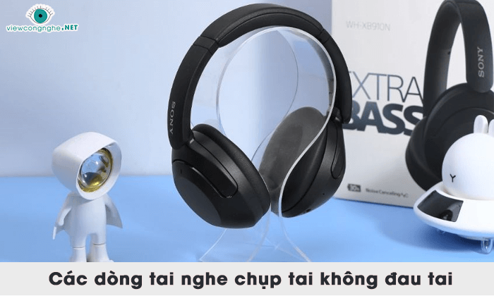 dong tai nghe chup tai khong dau tai