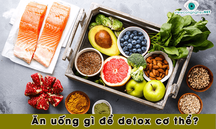 an uong gi de detox co the