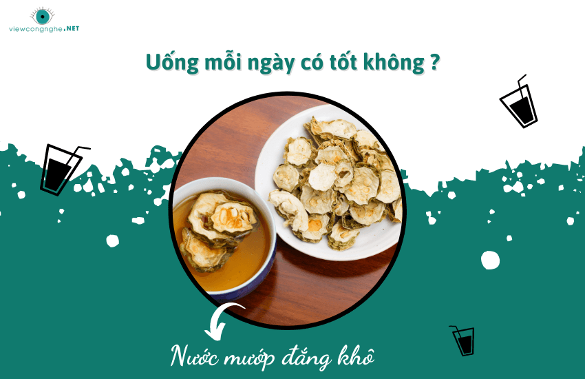 Uong nuoc muop dang kho hang ngay co tot khong